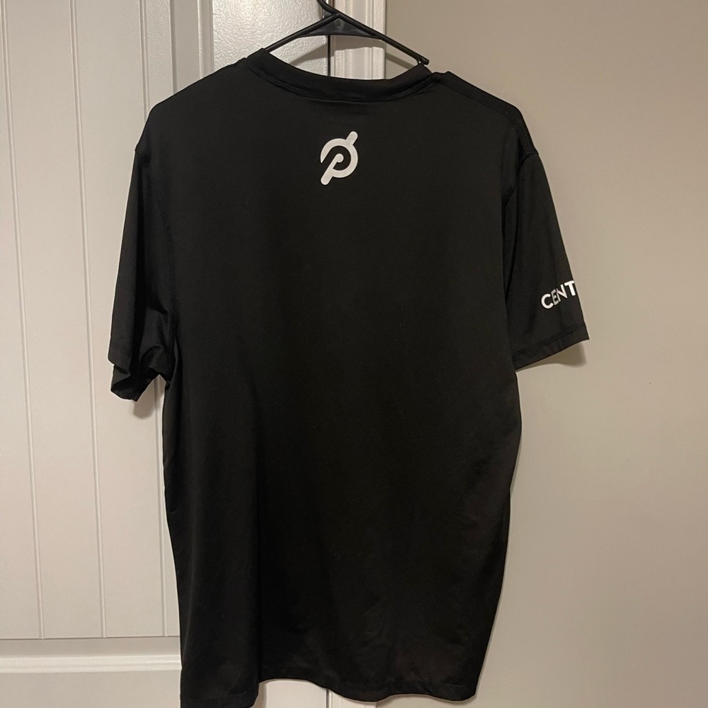 Peloton Black Short Sleeve Tee 100 Century Rides - Picture 5 of 7